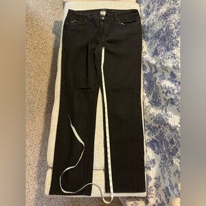 Jordache Women's Straight Leg Black Jeans